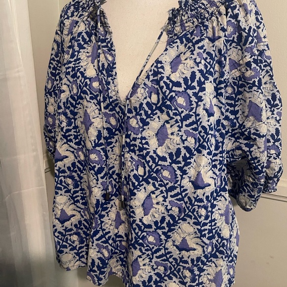 Free People Willow Printed Blouse - Picture 4 of 6